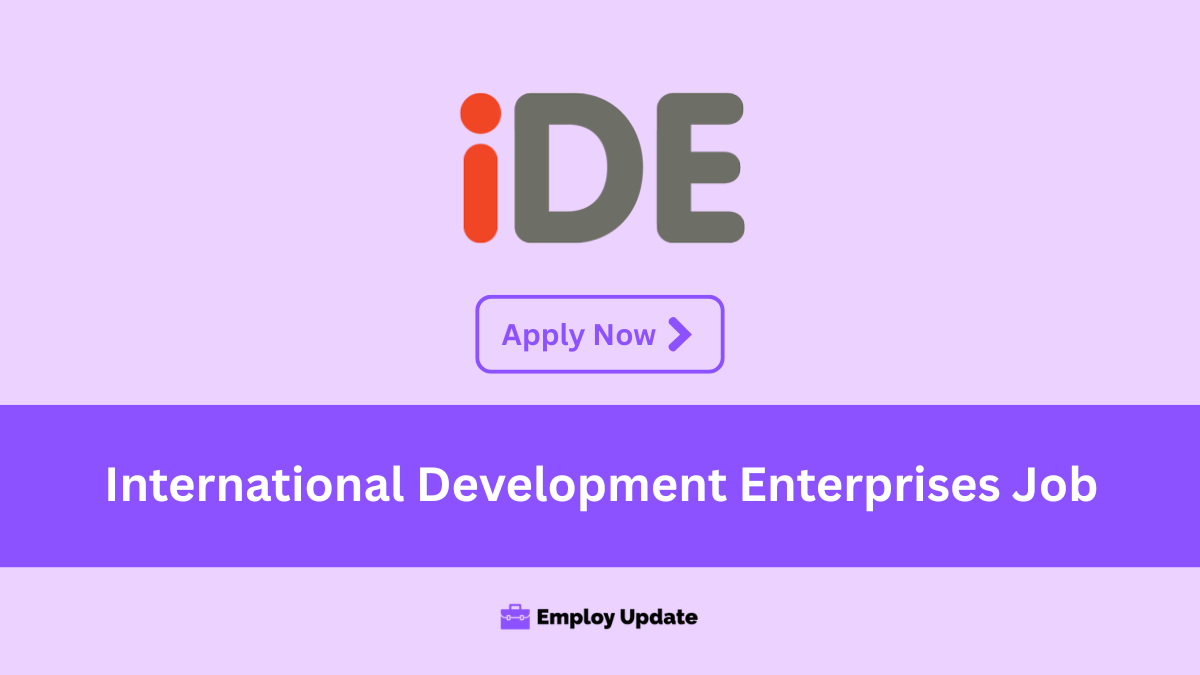 international development enterprises job circular