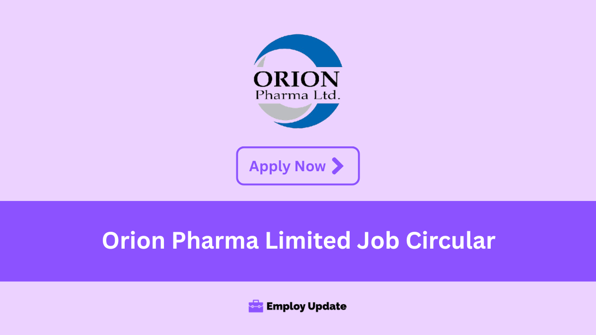 orion pharma limited job circular