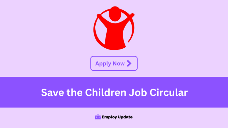 save the children job circular