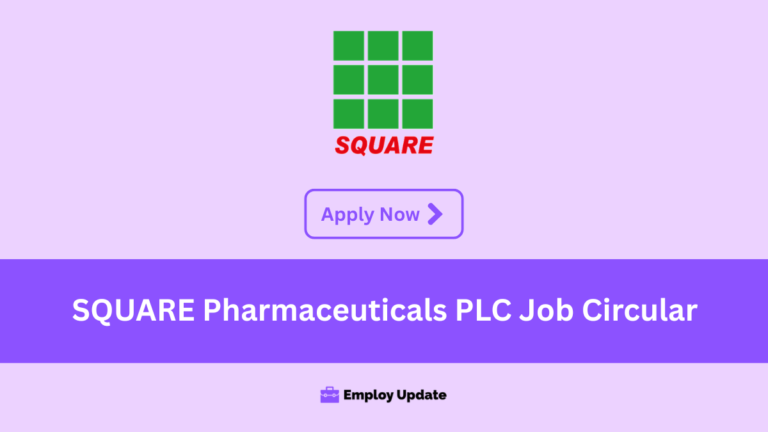 square pharmaceuticals plc job circular