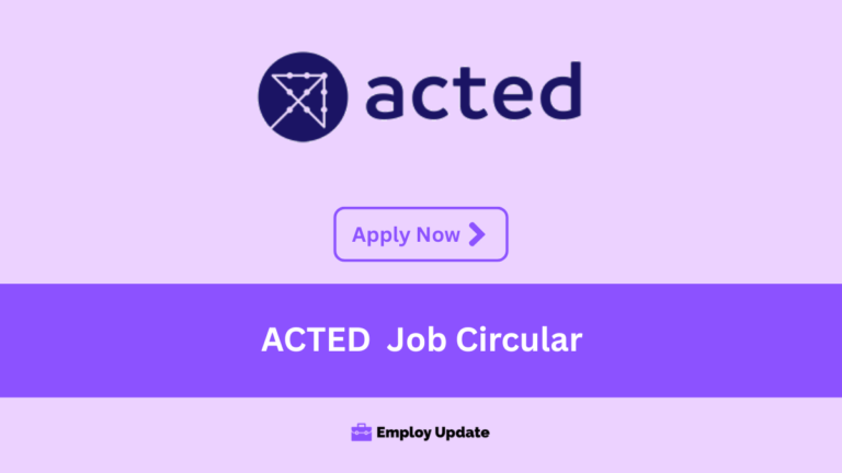 acted job circular