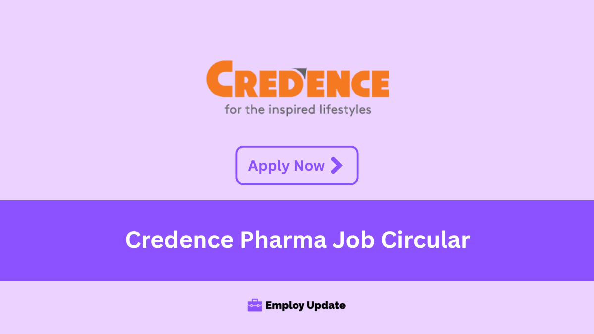 credence pharma job circular